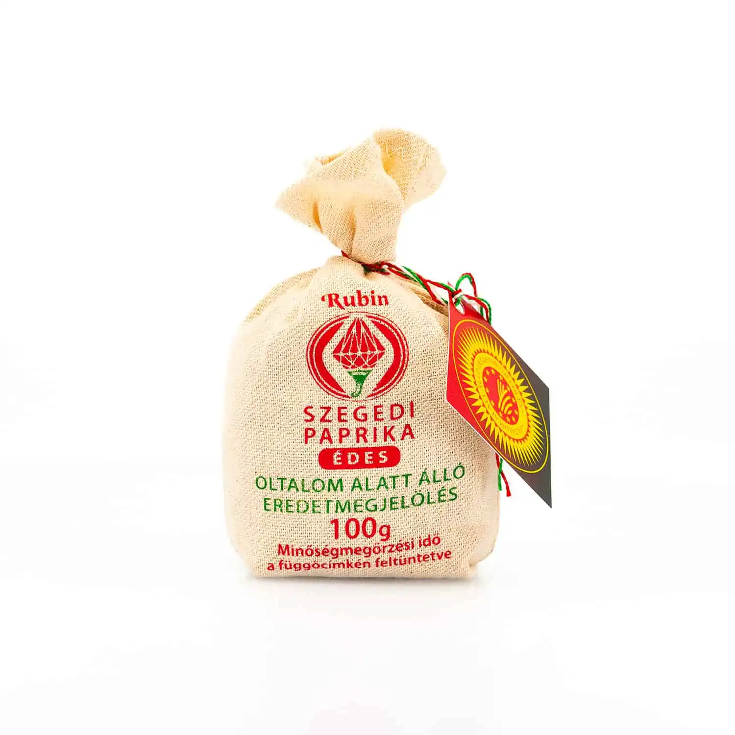 Rubin Paprika Szegedi fűszerpaprika őrlemény díszzsákban édes - 100 g