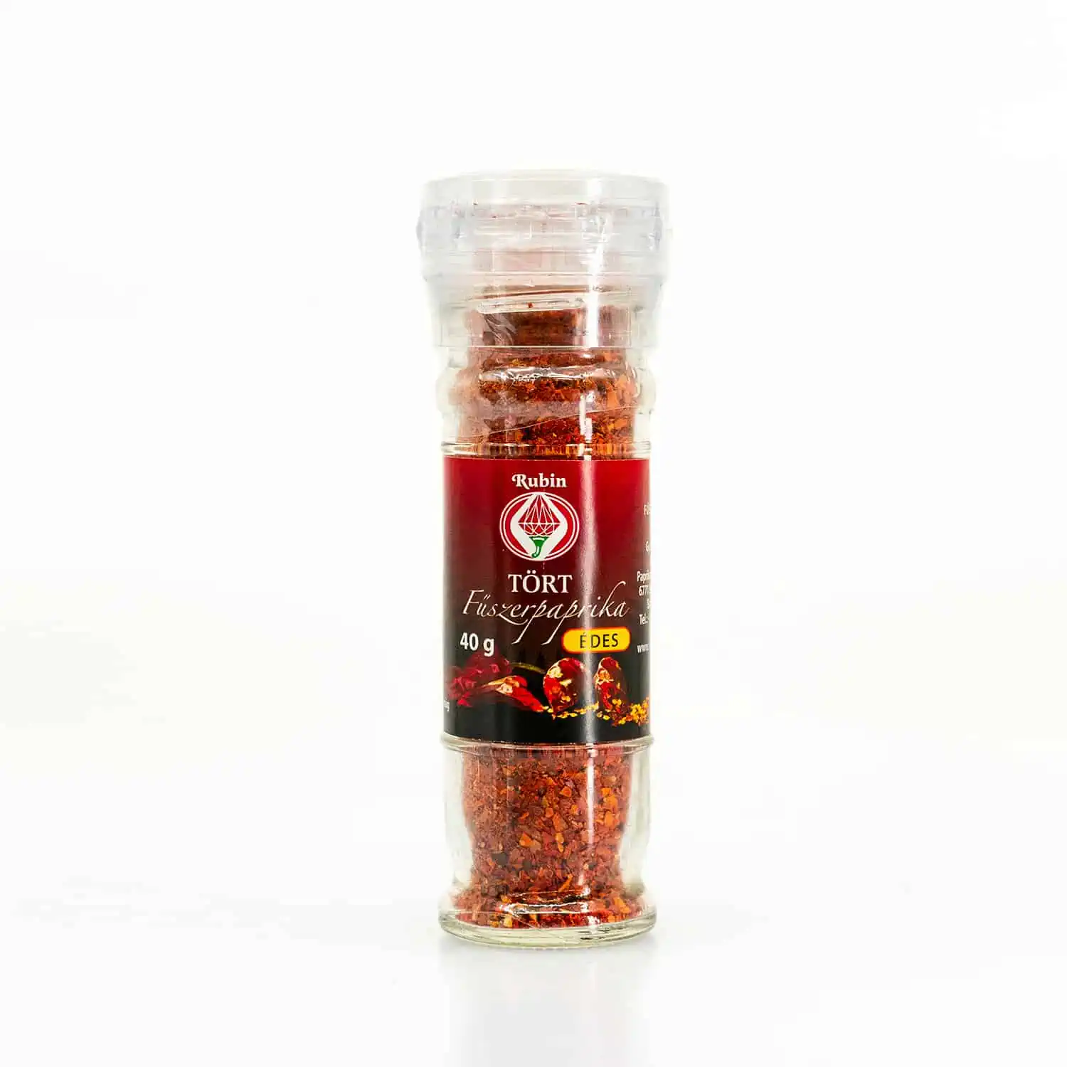 Rubin Paprika Tört fűszerpaprika örlőfejes édes - 40 g